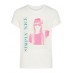 name it t-shirt giro collo b.na con stampa mod. sandy